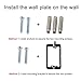 BUPLDET HDMI Port and Ethernet Wall Plate - 4K/8K HDMI RJ45 Cat6 Keystone Jack Network Wall Plate Female to Female for HDTV
