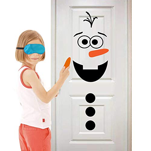 MORDUN Christmas Party Games & Decorations | Pin the Nose on the Snowman DIY Sticker | Activity for Kids Families Group Classroom Holiday Celebration