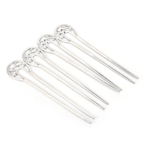 4 Pcs U-fat Plug Hair Fork Hair Clips Stick Pin Hair Accessories for Girls Womens by Team-Management