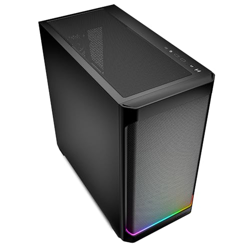 Sharkoon MK4 RGB Strip Black, mATX PC-Gehäuse 3