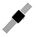 For Apple Watch Band,Soft Breathable Woven Nylon Replacement Sport Loop Band for Apple Watch Series 3/2/1 [38MMM Seashell]