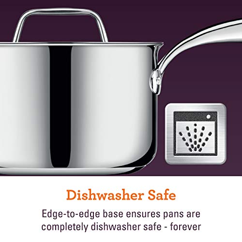 Breville Thermal Pro Stainless Steel Cookware Pots and Pans Set, 10