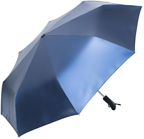 UPF 50+Anti UV Windproof &amp; Waterproof Compact Travel Umbrella / Triple Folding / Sturdy Canopy Construction,UV Protection &amp; Waterproof,Blue