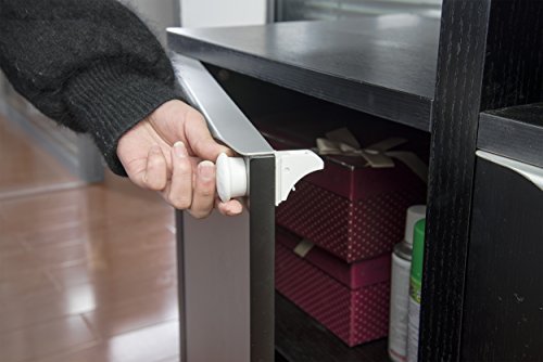 Magnetic Cabinet Door Locks - Child Safe and Baby Proof: No Tools Required!