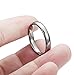 Tungary 4mm Mens Womens Tungsten Carbide Wedding Band Rings Engagement Promise Domed Size 3-14