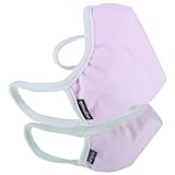 Vogmask Pink Organic / N99 Filter Layer / Organic Cotton / LARGE (over 120 lbs)