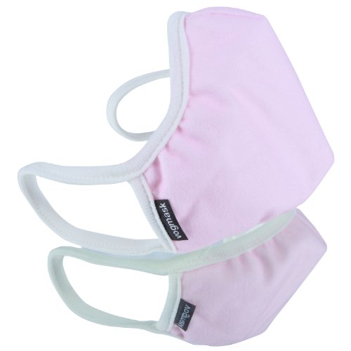 Vogmask Pink Organic / N99 Filter Layer / Organic Cotton / LARGE (over 120 lbs)