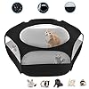 XIRGS-Small-Animal-Playpen-Waterproof-Small-Pet-Cage-Tent-Portable-Outdoor-Exercise-Yard-Fence-with-Top-Cover-Anti-Escape-Yard-Fence-for-HamsterKittenCatRabbitsBunnyGuinea-PigPuppyChinchillas XIRGS Small Animal Playpen, Waterproof Small Pet Cage Tent Portable Outdoor Exercise Yard Fence with Top Cover Anti…