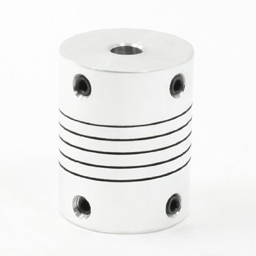 Uxcell 6.35mm to 8mm cnc stepper motor jaw shaft flexib…
