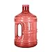 GEO 1 Gallon (128oz) BPA Free Reusable Leak-Proof Drinking Water Bottle w/48mm Screw Cap (Red)