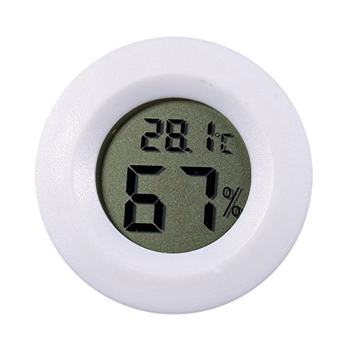 WinnerEco Mini LCD Digital Thermometer Hygrometer Fridge Freezer tester Temperature (White)