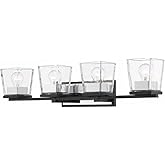 Z-Lite 4 Light Vanity 475-4V-MB-CH, Clear