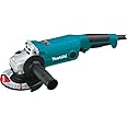 Makita GA5020Y 5" SJS Angle Grinder, with AC/Dc Switch, Blue