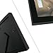 Adeco Decorative Black Wood Collage Picture Photo Frame for Wall Hanging or Table Top, 6 x 8-Inch