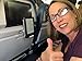 The SkyClip Airplane Cell Phone Back of Seat Inflight Tray Table Clip and Sturdy Phone Stand, Compatible with iPhone, Android, Tablets, and Readers, Travel Must Have (Black 2 Pack)
