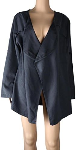 Plus Size Cardigans for Womens, FORUU Autumn Spring Solid Long Sleeve Loose Coat