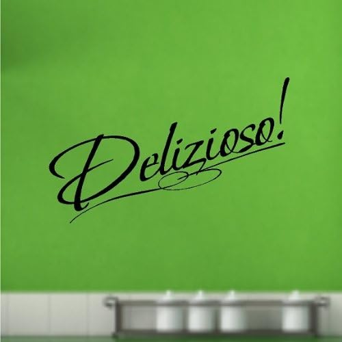 Amazon Com Delizioso Italian Kitchen Wall Quote Words