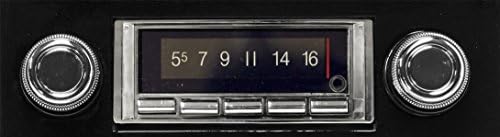 1967-1968 Chevrolet Impala 300 watt Custom Autosound USA-740 AM FM Car Stereo/Radio with built-in Bluetooth, AUX Inputs, Color Change LCD Digital Display