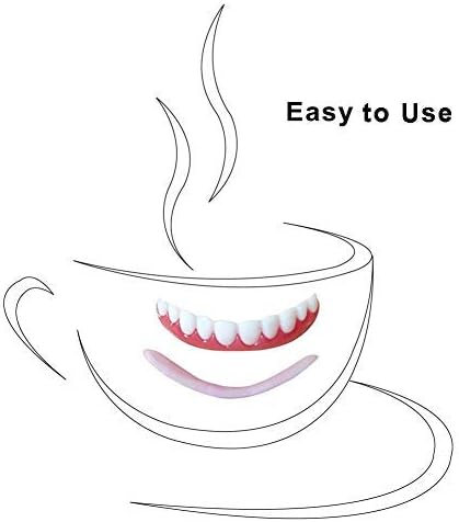 ISCTKZDPC Snap on Smile Temporary Cosmetic Teeth Veneers Covers for Bad Missing Teeth 2Pcs False Tooth Top and Bottom