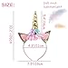 Unicorn Headband and Birthday Girl Sash Set, Gold Glitter Unicorn Horn & Pink Satin Sash for Unicorn Birthday Girl Set Happy Birthday Party Supplies Favors and Decorations