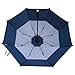 UV-Blocker UV Sun Protection Golf Umbrella - Double Canopy Vented Mesh (62