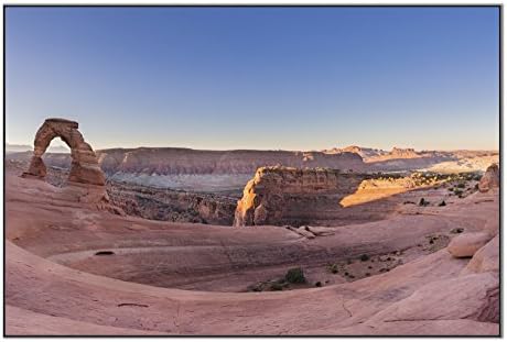 Utah Nature Photography Framed 12x18 Inch Southwest Wall Decor | Framed Photography of Delicate Arch in Arches National Park | Black Framed Wall Decor / Art Direct From The Artist
