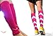 Graduated Calf Compression Sleeves Socks: Best Men & Women Pain Relief Stocking for Shin Splints, Leg Cramps Strains, Varicose Veins, Swelling. Increase Blood Circulation, Anti Fatigue & Fast Recovery,Pink,Medium