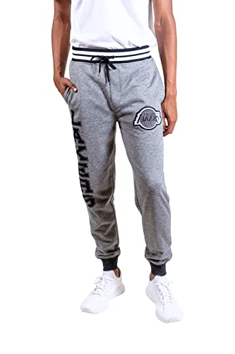 Ultra Game NBA Official Men’s Super Soft Game Day Jogger Sweatpants - Unisex, L…