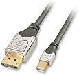 Lindy Cromo C&acirc;ble DisplayPort/Mini DisplayPort 1 m Gris