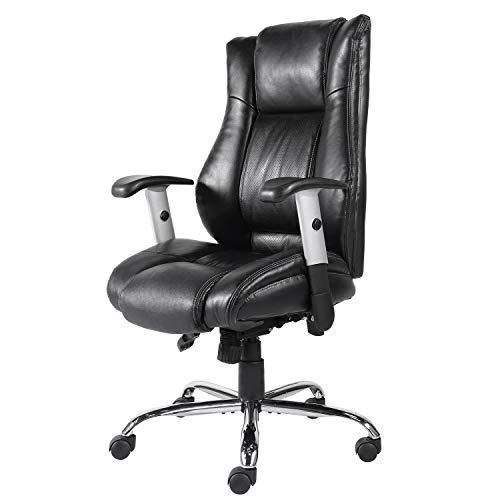 Smugdesk High Back Bonded Leather Executive Office Chair with