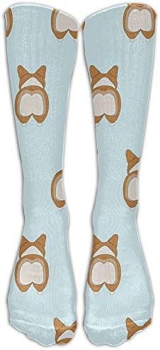 Most Fashion Maker Perfect Gifts - Funny Corgi Butt Dogs Print Stockings Breathable Trekking Socks Long Tube Socks For Women Teens Girls Unisex