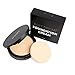 Bellasophy Compact Pur Mineral Creamy Soft Smooth Matte Full Coverage Foundation Long Lasting with The Sponge-Classic Ivory