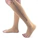 Ailaka Medical Zipper Compression Socks, 15-20 mmHg Knee High Open Toe Compression Socks for Men Women, Support Socks for Varicose Veins, Edema