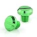Xitomer 4 PCS M10x1.25 Mirror Hole Plugs, Fit for Z250SL/ Z125,and so on,Aluminum CNC (Green)