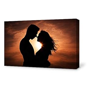 Canvas Wall Art for Living Room,Bedroom Home Artwork Paintings Lovers Ready to Hang - 12x18 inches