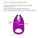 Vibrating Cock Ring Powerful 7 Speeds Silicone Penis Ring Vibrator Clit Stimulator 100% Waterproof Rechargeable Adult Toy for Men Couple Sex