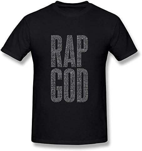 Christine Cheryl Men's Eminem Rap God Lyrics Logo T-Shirt