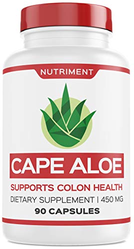 Cape Aloe 450mg Natural Laxative Aloe Ferox Colon Health Digestion Immune System 90 Capsules