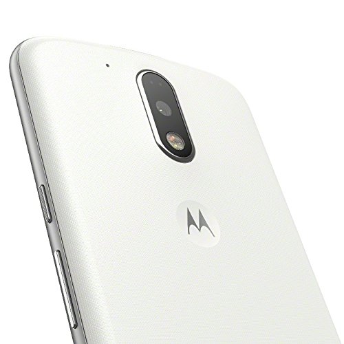 Moto G4 Plus - Smartphone libre Android 6 (5.5'' Full HD, 4G, cámara de 16 MP, 2 GB de RAM, 16 GB, lector de huellas, turbo cargador y Qualcomm Snapdragon 1.5 GHz), color blanco