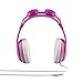 eKids Paw Patrol Skye and Everest Kids Headphones, Adjustable Headband, Stereo Sound, 3.5Mm Jack, Wired Headphones for Kids, Tangle-Free, Volume Control, Foldable, Childrens Headphones Over Ear for School H, Pink (PW-140SK)