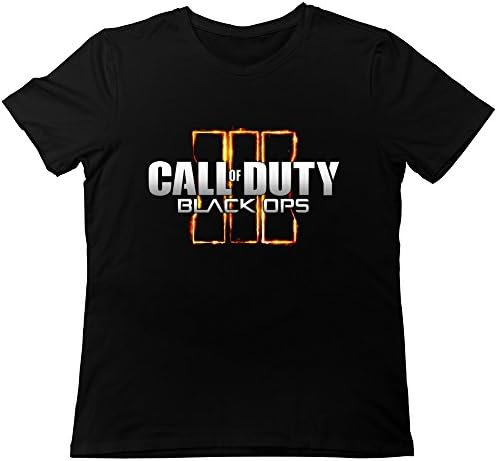 JaHa Men's Call Of Duty Fan Logo T-shirt Black L