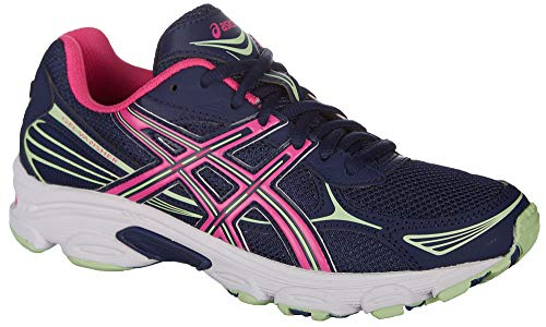 ASICS GelVanisher Shoe Women's Running 7 Indigo Blue-Pink Glow-Green