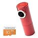 GOLUK T3 in FIRE RED Mini Wi-Fi Dash Cam Full HD 1080P Car DVR Vehicle Camera with Built-in Supercapacitor, G-sensor Night vision 16 GB SD card Included