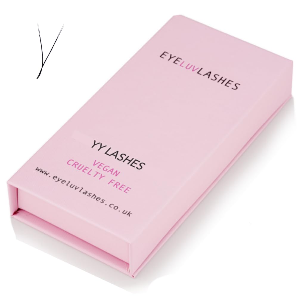 YY Lash Trays 0.05 C Curl 13mm Length Tray YY Lashes 2D Fans Classic Russian Volume Eyeluvlashes (C Curl 13mm Length)