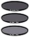 ICE 77mm Slim ND Filter Set ND1000 ND64 ND8 Neutral Density 77 10, 6, 3 Stop Optical Glass