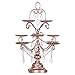 Amalfi Decor Dessert Cupcake Stand, Display Pedestal with Crystals, Rose Gold, 12 Piece