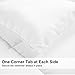 Comforter Soft Goose Down Alternative Duvet Insert Warm Winter 2100 Series Quilt with Corner Tab for All Season, Prima Microfiber Filled (White, King-1)