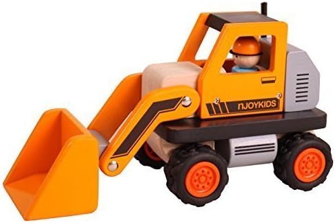Njoykids Bulldozer Wooden Toy Set