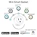 Smart Plug, Wi-Fi Enabled Mini Sockets Smart Outlets No Hub Required Timing Function Control Your Electric Devices from Anywhere Compatible with Alexa and Google Assistant 2-Pack Amysen