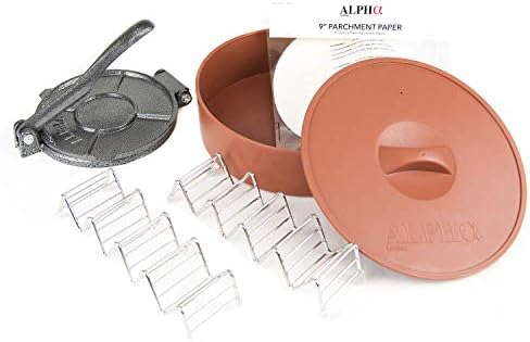 Tortilla Warmer + Tortilla Press + Parchment Paper Bundler + Taco Holders